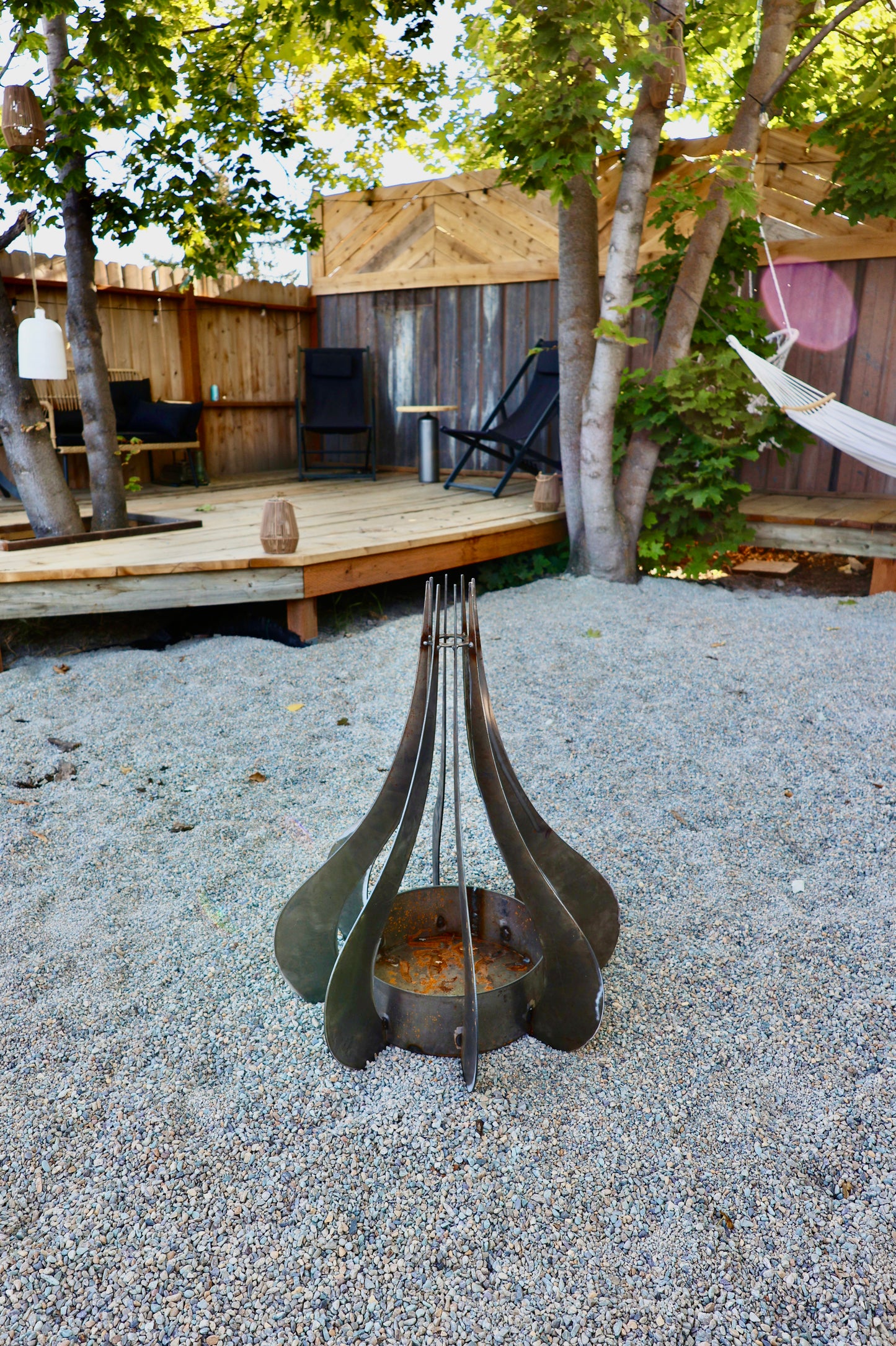 Teardrop Fire Pit