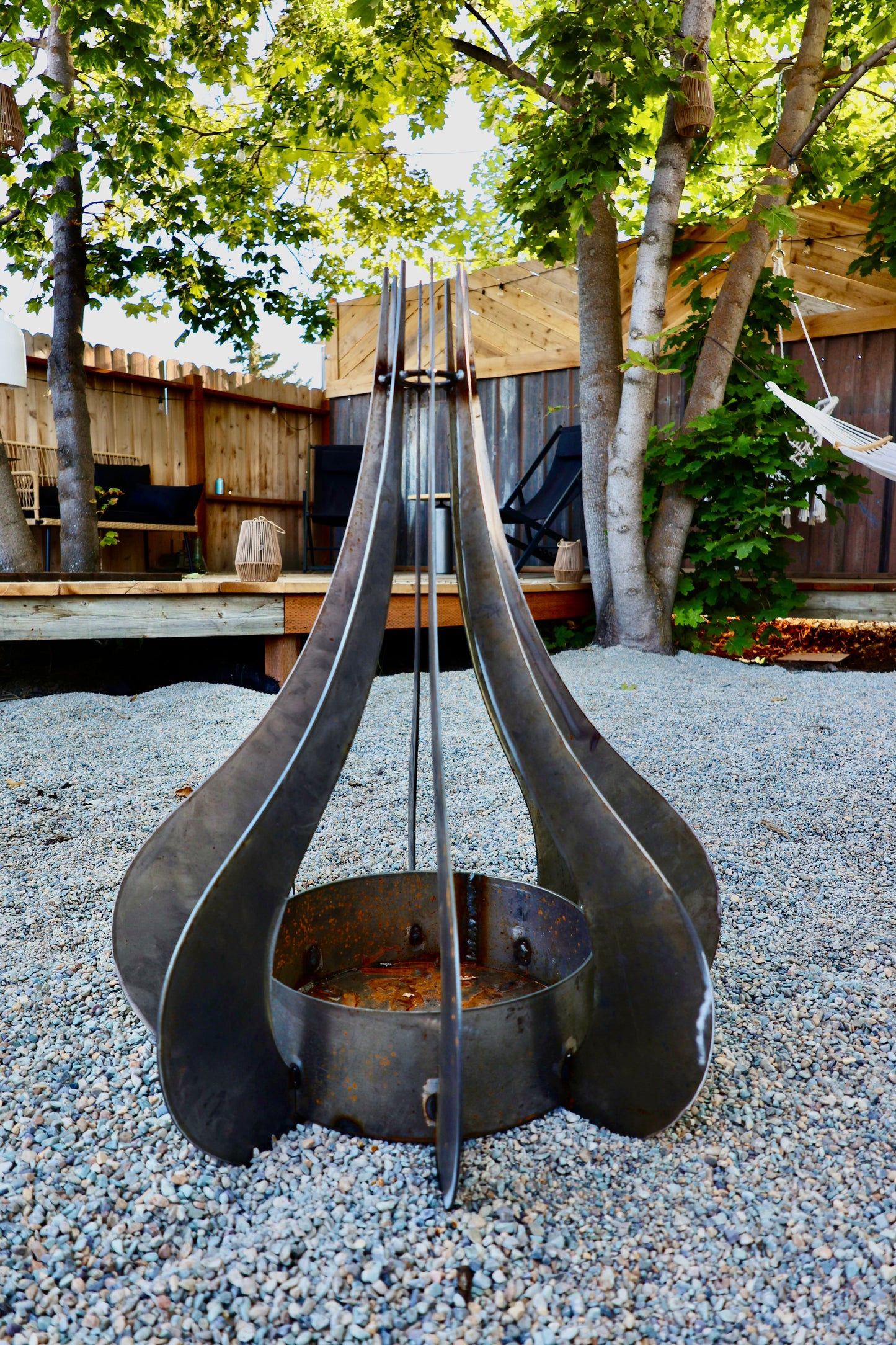 Teardrop Fire Pit