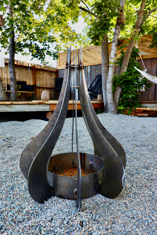Teardrop Fire Pit