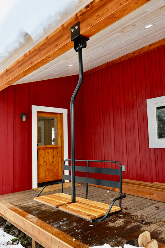 Ski Lift Chair - Riblet Style, Swinging Stoke & Embr Mini Stoves