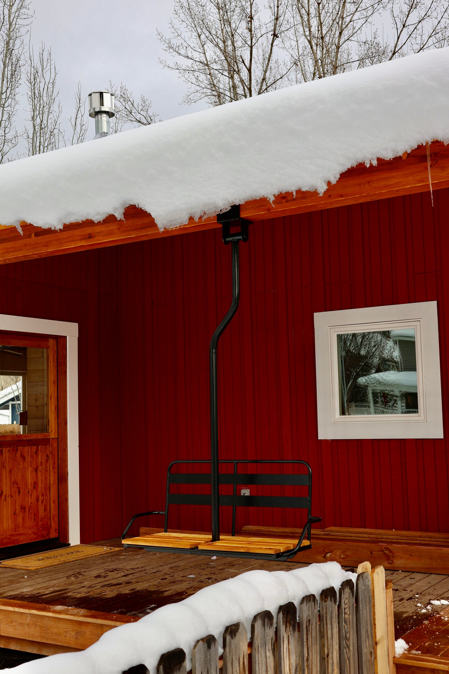 Ski Lift Chair - Riblet Style, Swinging Stoke & Embr Mini Stoves